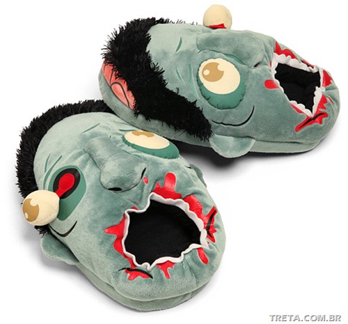 Zombiehead-Slippers