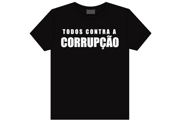 camisa.CORRUPÇÃO