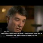 Programa de TV americano falando sobre o Brasil