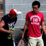 Pegadinha da punheta em p&uacute;blico