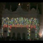 Proje&ccedil;&otilde;es de luzes 3D no Theatro Carlos Gomes