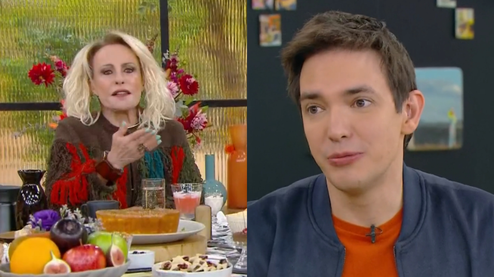 Ana Maria Braga parou o Mais Você ao vivo pra reclamar de reportagem incompleta