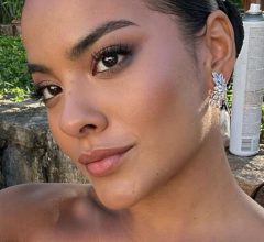 Bella Campos e o vestido acetinado que metade da internet chamou de camisola