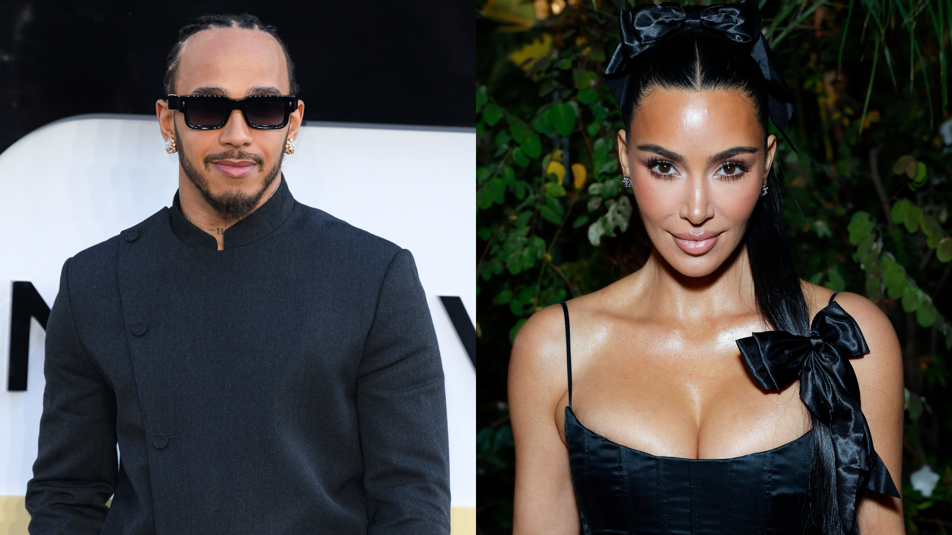 Lewis Hamilton janta com Kim Kardashian e os filhos pela primeira vez