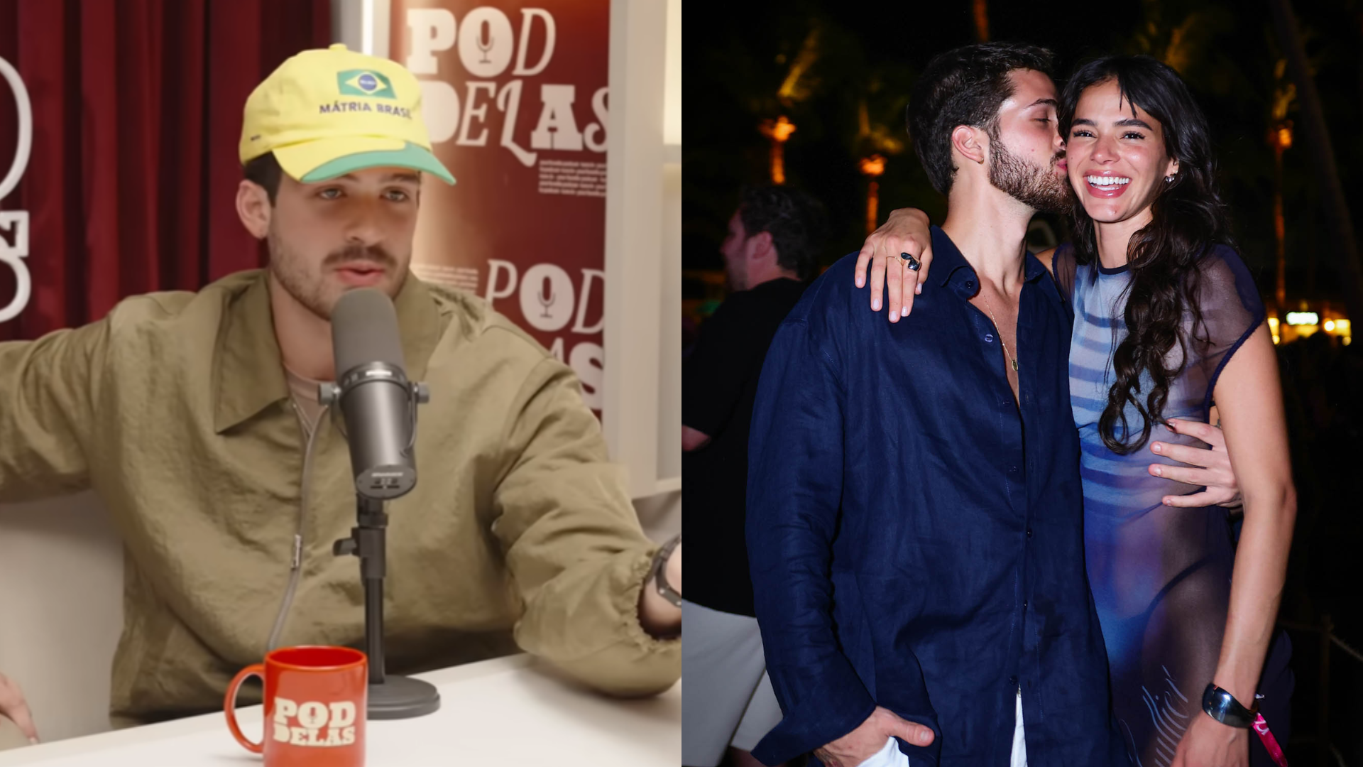 João Guilherme fala sobre o que Bruna Marquezine o ensinou no namoro