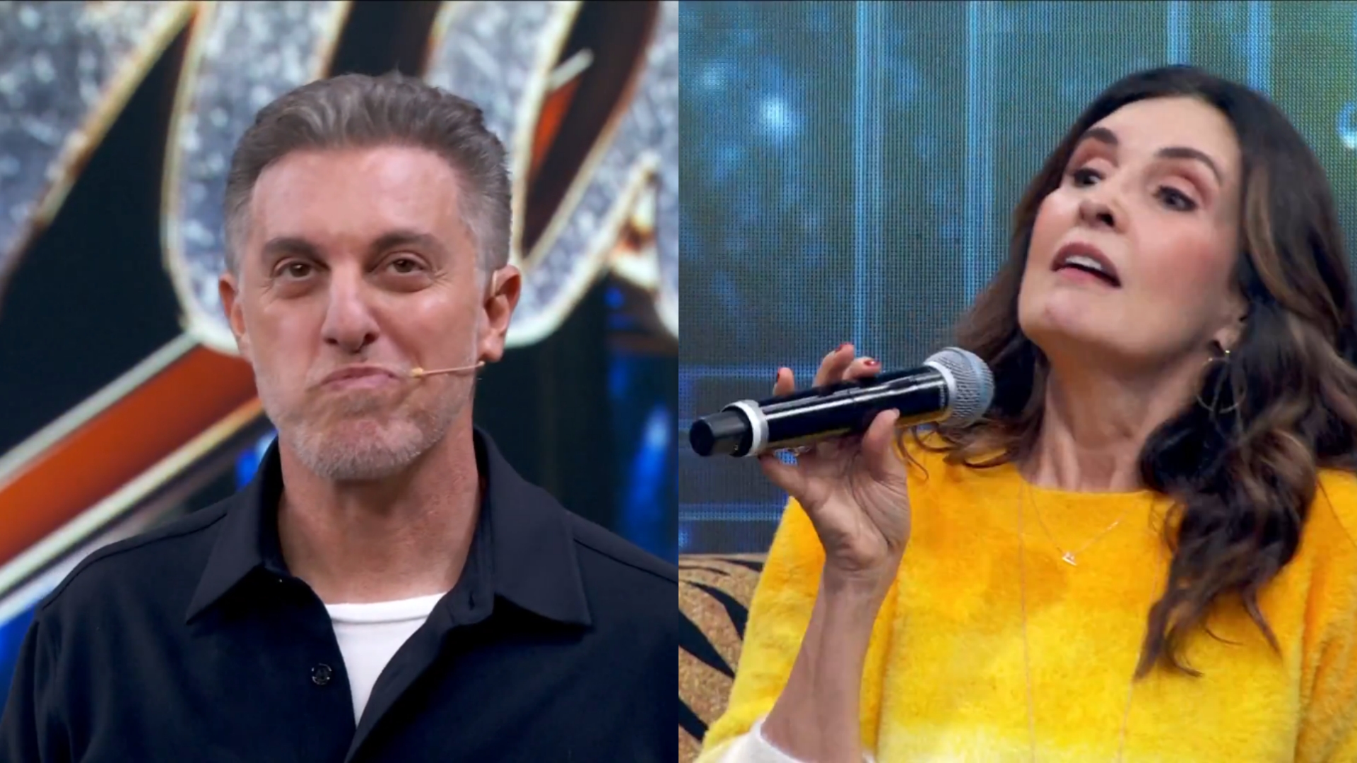 Fátima Bernardes deixa Luciano Huck sem reação ao vivo no Domingão