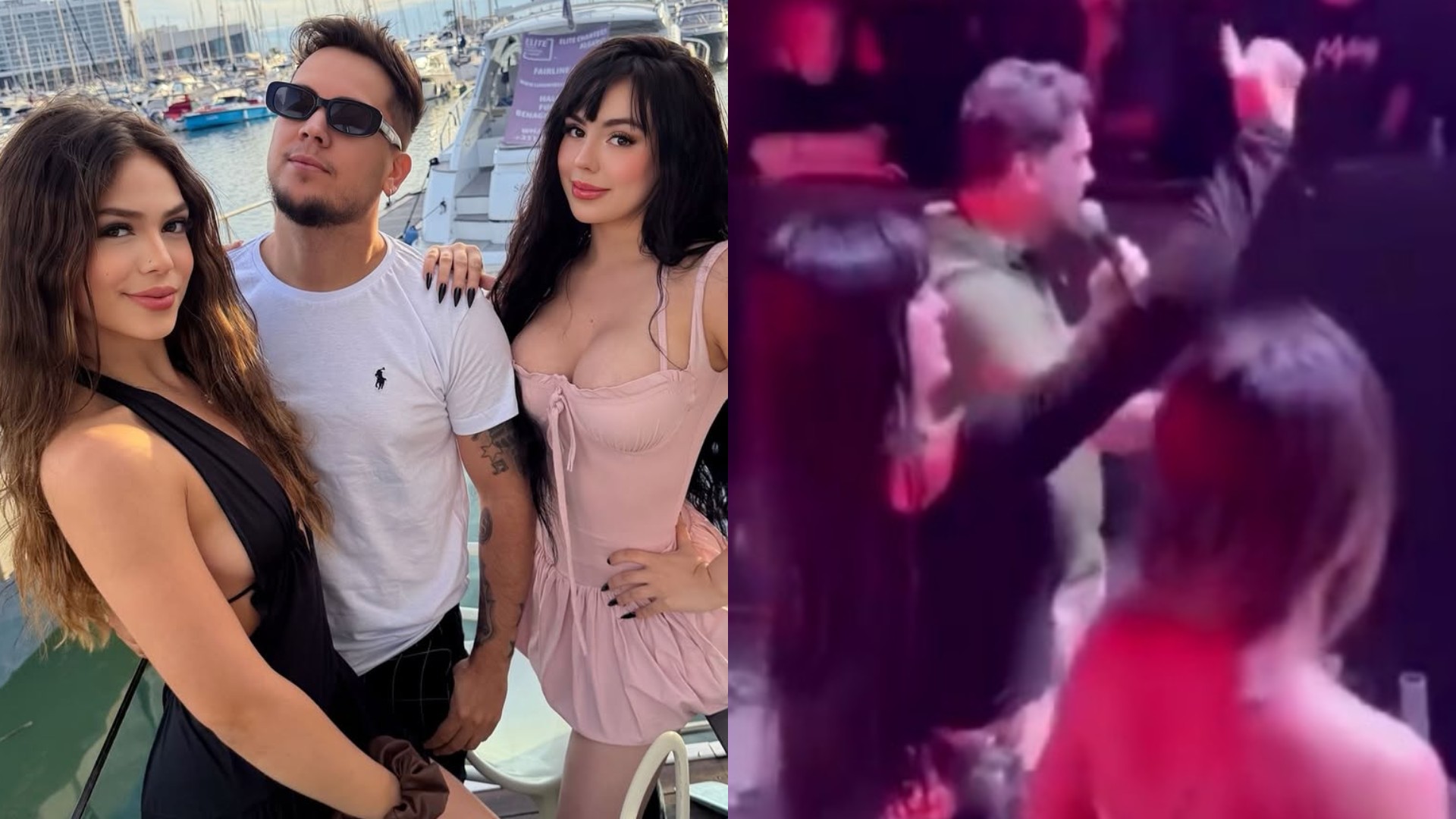 Pai de Melody para o show no meio pra provar que a voz é dela