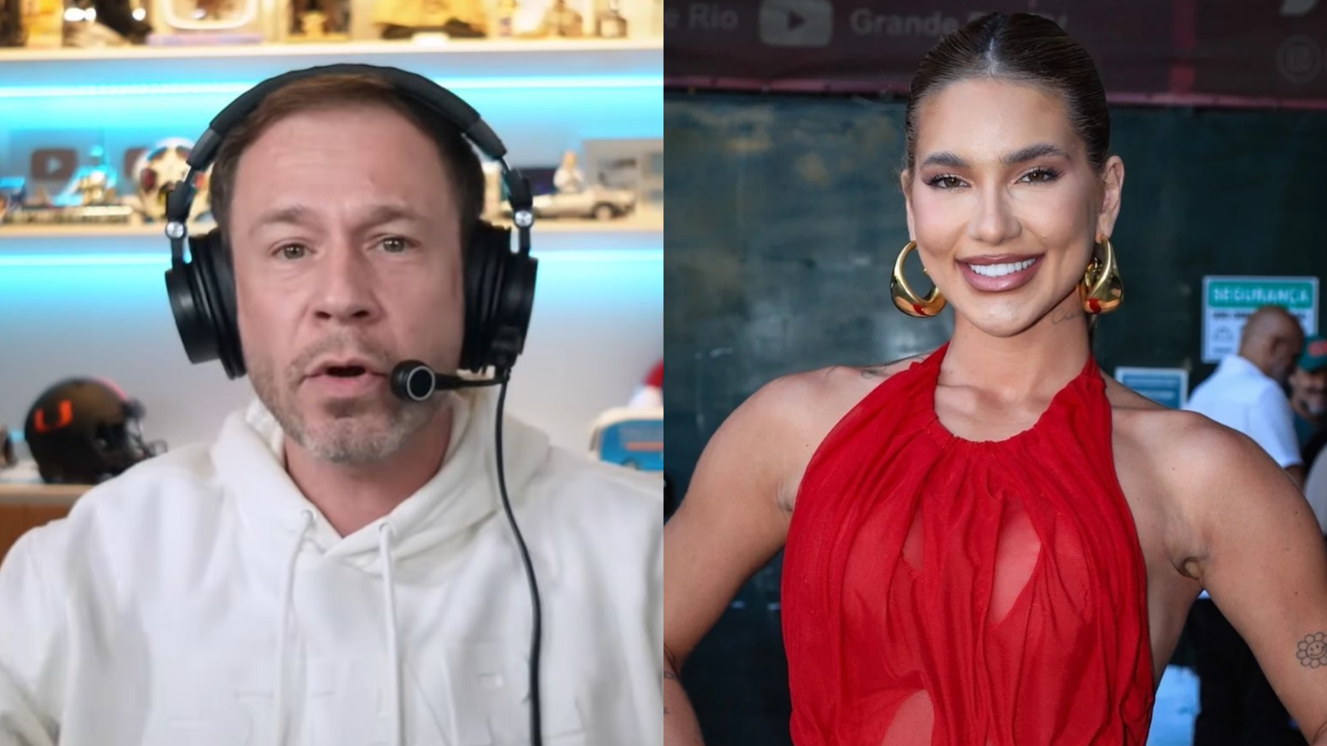 Tiago Leifert defende Virginia Fonseca e chama crítica de machismo
