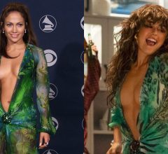 Jennifer Lopez viu a série recriando o vestido dela e reagiu