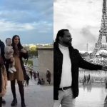 Casal faz chá revelação na Torre Eiffel e quase acaba na polícia