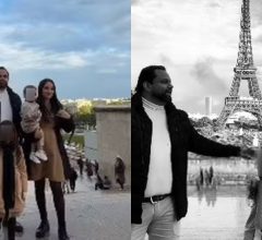 Casal faz chá revelação na Torre Eiffel e quase acaba na polícia
