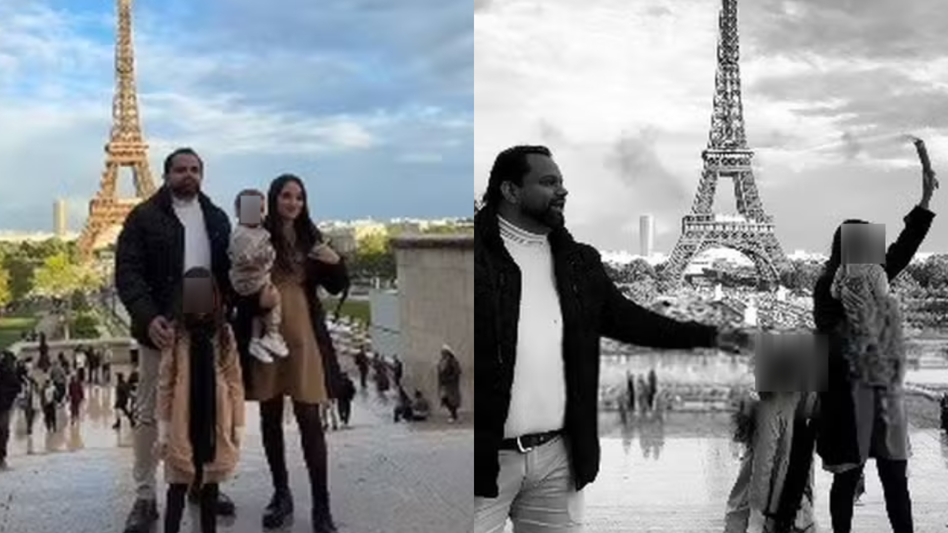 Casal faz chá revelação na Torre Eiffel e quase acaba na polícia
