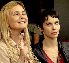 Débora Falabella confessa o maior problema de trabalhar com Adriana Esteves