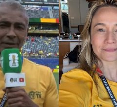 Romário solta comentário para Fernanda Gentil e web grita machismo ao vivo