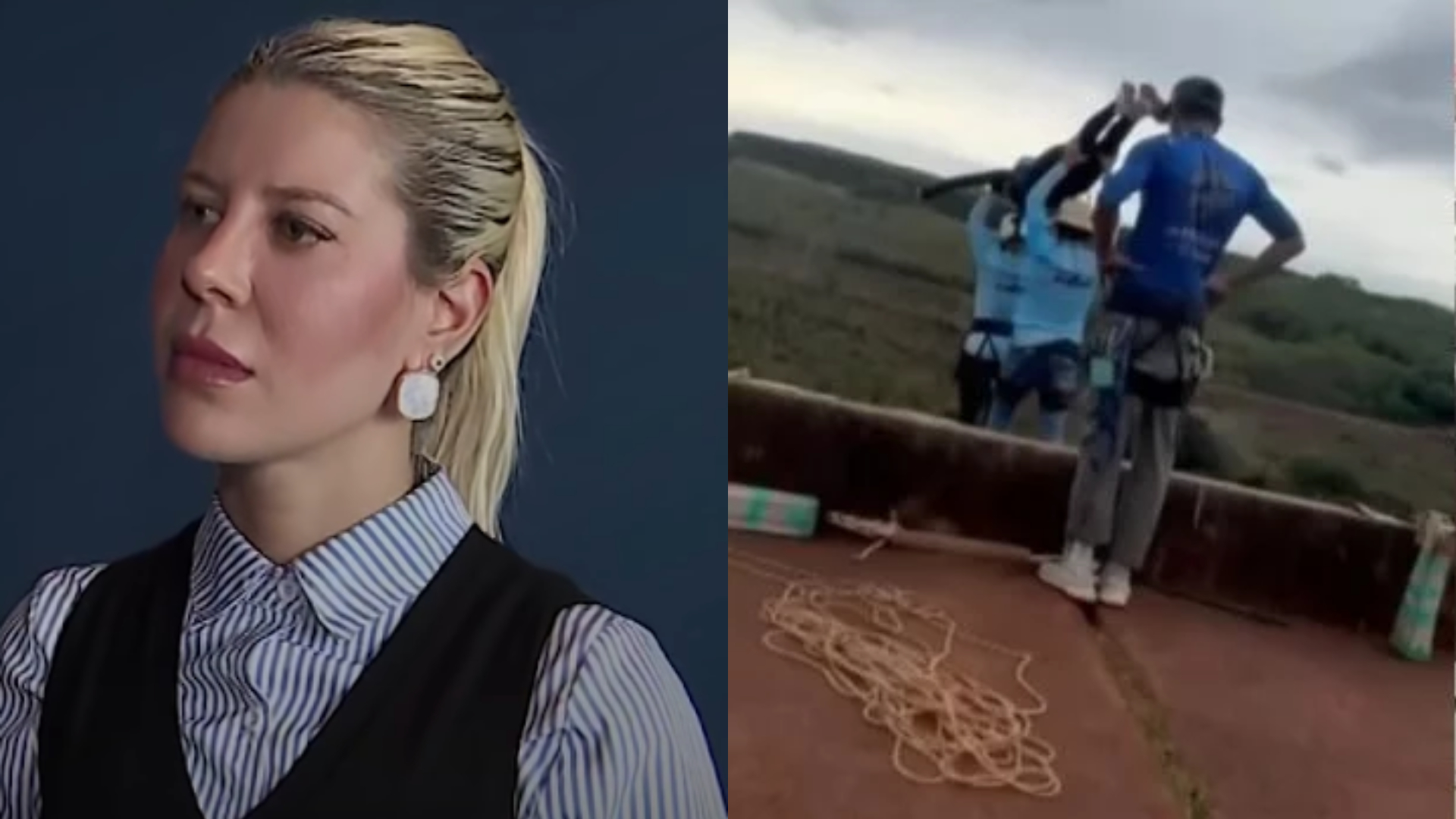 Biomédica relata caos nos bastidores do rope jump com mesmos instrutores