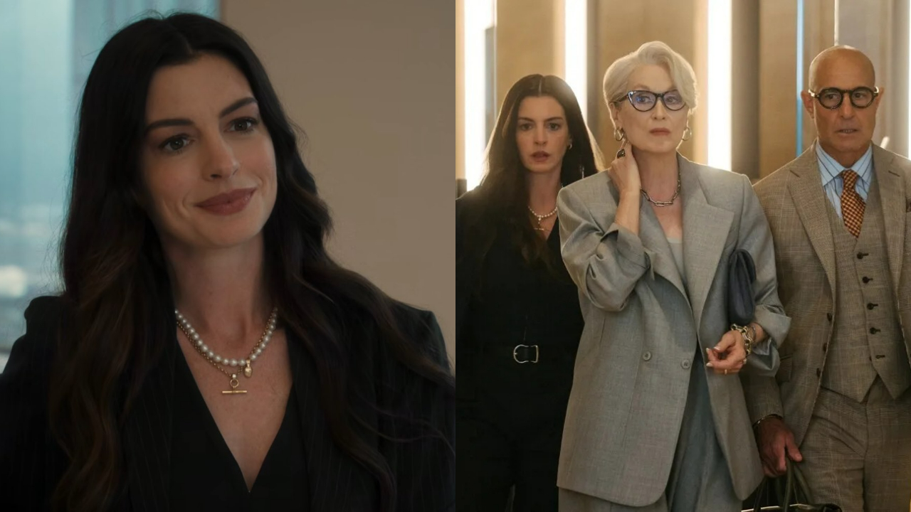 Anne Hathaway abre a porta para O Diabo Veste Prada 3