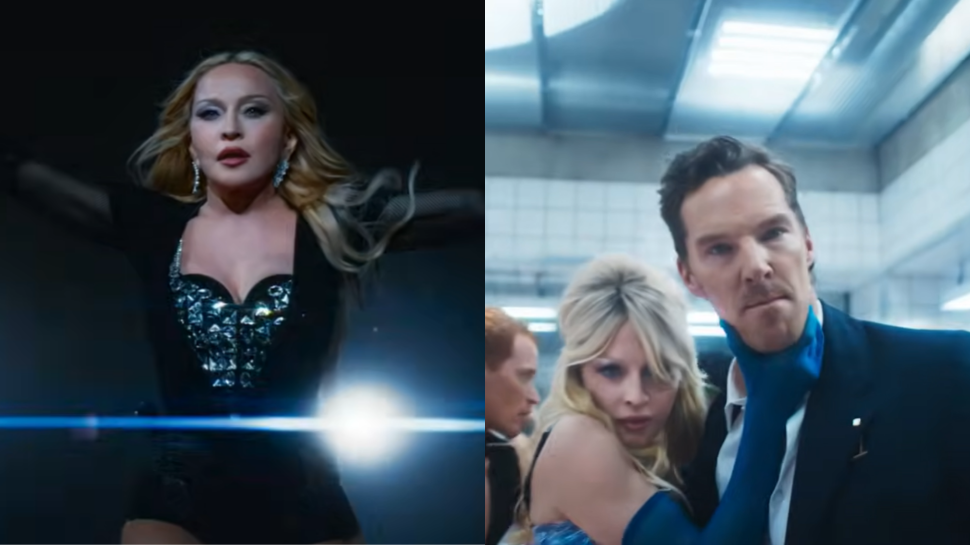 Madonna lança curta de "Confessions II" com Benedict Cumberbatch destruindo o cenário