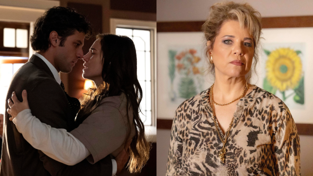 Adriana termina romance com Pedro após ameaça de Pilar em "Quem Ama Cuida"