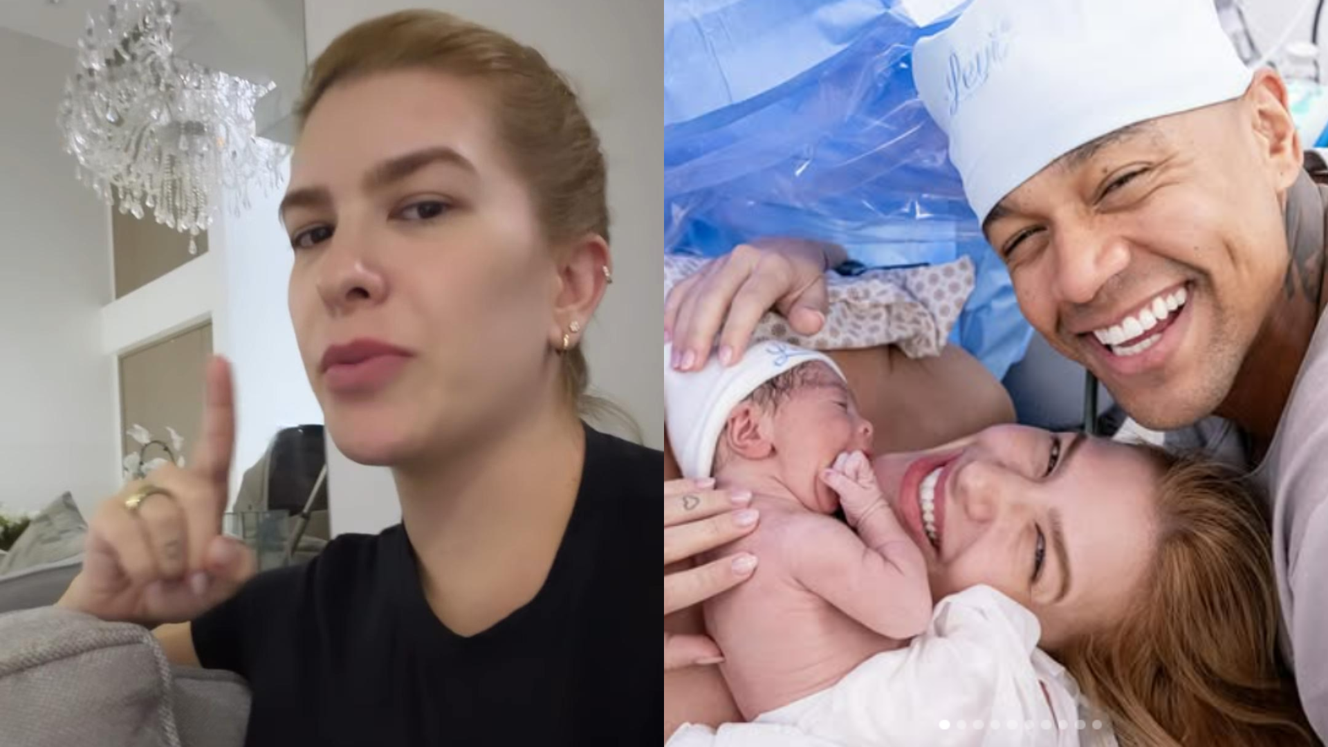 Lore Improta e a recuperação pós-cesariana: "estou sofrendo"