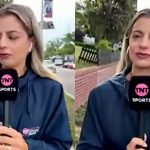 Monique Danello leva susto com rato morto ao vivo na Copa do Mundo