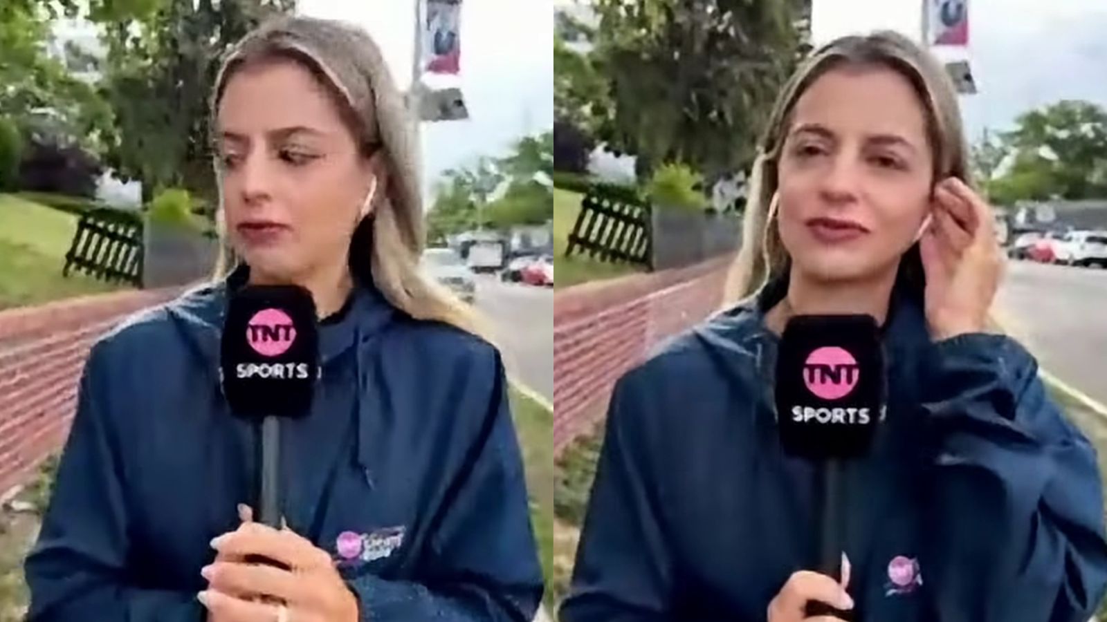 Monique Danello leva susto com rato morto ao vivo na Copa do Mundo