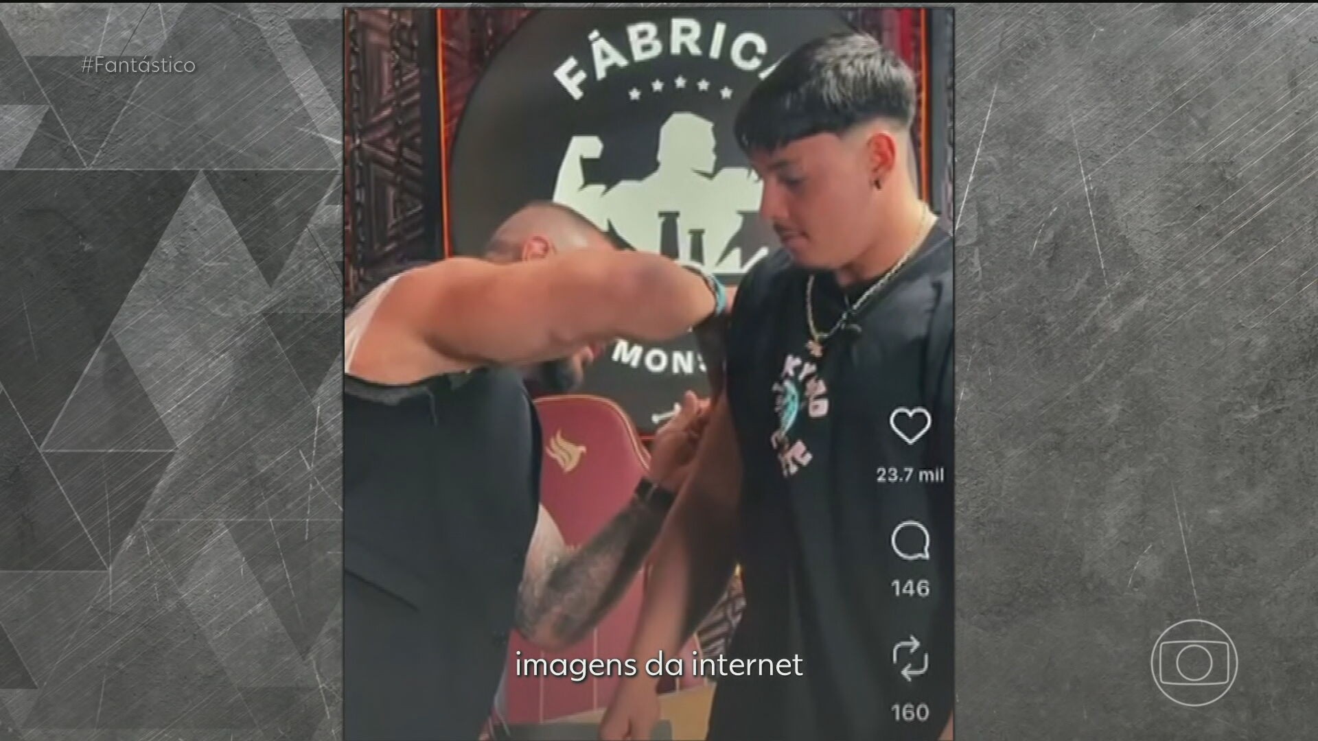 Gabriel Ganley recebeu injeção de anabolizante de Léo Stronda em live; influenciador diz estar arrependido