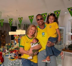 Lore Improta faz festa de primeiro mês de Levi e internet para no detalhe da decoração