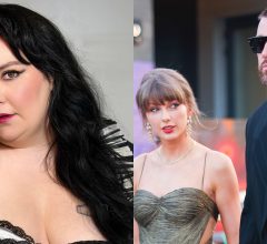 Lena Dunham solta piada polêmica no casamento de Taylor Swift e Travis Kelce