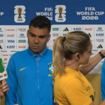 Casemiro chora ao vivo com Fernanda Gentil e confessa o peso de três Copas sem título