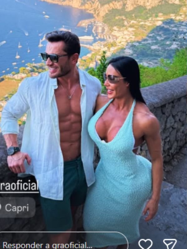 Gracyanne Barbosa em Capri com Gabriel Cardoso: fotos da viagem romântica