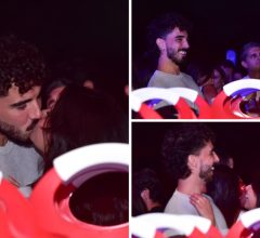 Gabriela Panquequinha e Gabão flagrados aos beijos em evento em São Paulo