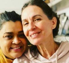 Flora Gil celebra Preta em série e ex se vê detonado na internet
