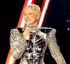 Xuxa detona críticos do body cavado com deboche no palco da turnê