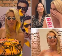 Ana Hickmann chora no chá de lingerie ao ouvir música de Marília Mendonça