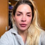 Clara Aguilar chora e acusa ex de abuso e chantagem com guarda do filho