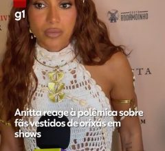 Anitta defende fãs vestidos de orixás: "Se não estiver desrespeitando ninguém, tudo bem"