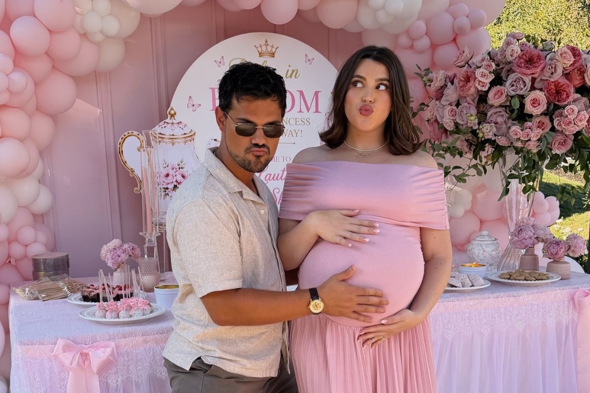 Taylor Lautner vai ser pai: casal mostra fotos do chá de bebê da primeira filha