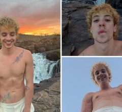 Juliano Floss viaja com morena misteriosa na Chapada dos Veadeiros
