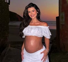 Franciny Ehlke abre o jogo sobre o corpo na gravidez: "10 quilos, 16 cm de quadril e inevitável no bumbum"