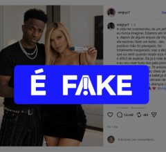 Prints falsos de Virginia e Vini Jr. com gravidez viralizam; entenda o golpe