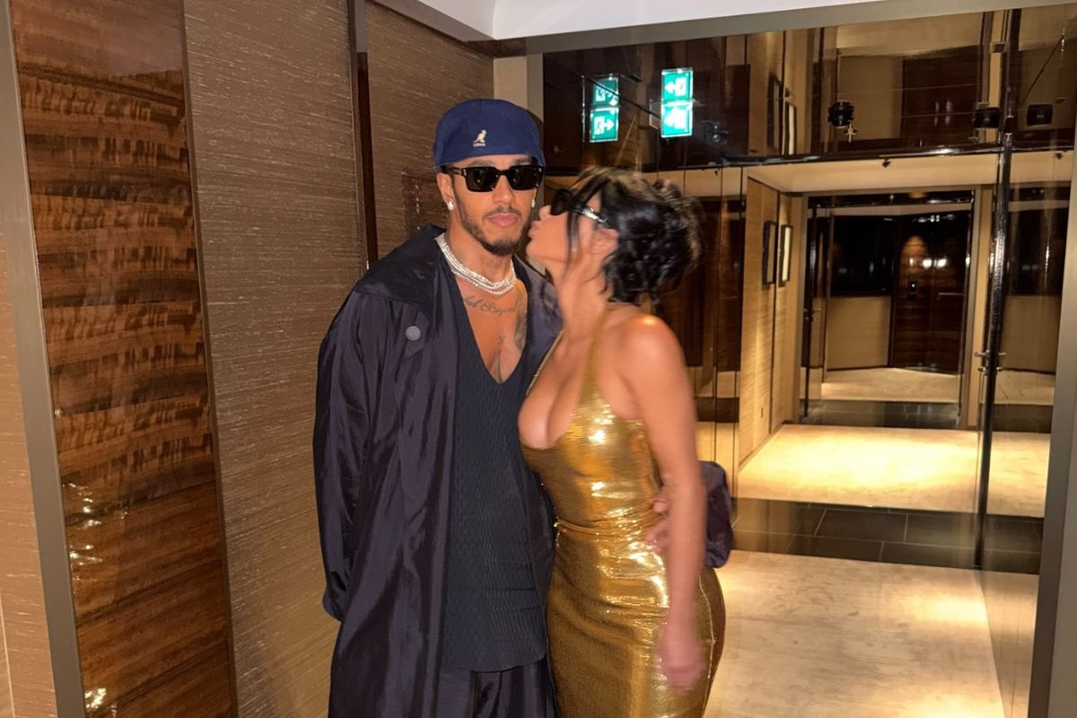 Lewis Hamilton posta álbum com Kim Kardashian e a internet vai a loucura