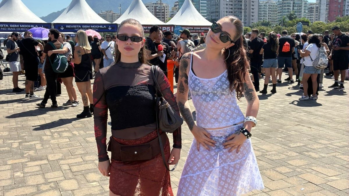 Calor em primeiro lugar: o que as meninas vestiram no Rock in Rio