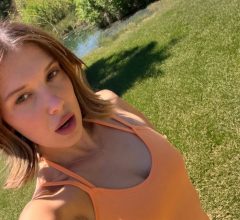Millie Bobby Brown apresenta segundo filho adotivo em foto que esconde o rosto do bebê