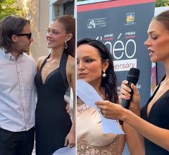 Nicola Peltz usa brincos que podem ser tesouro imperial russo em Veneza