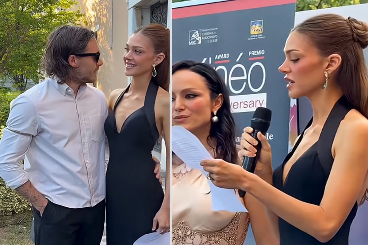 Nicola Peltz usa brincos que podem ser tesouro imperial russo em Veneza