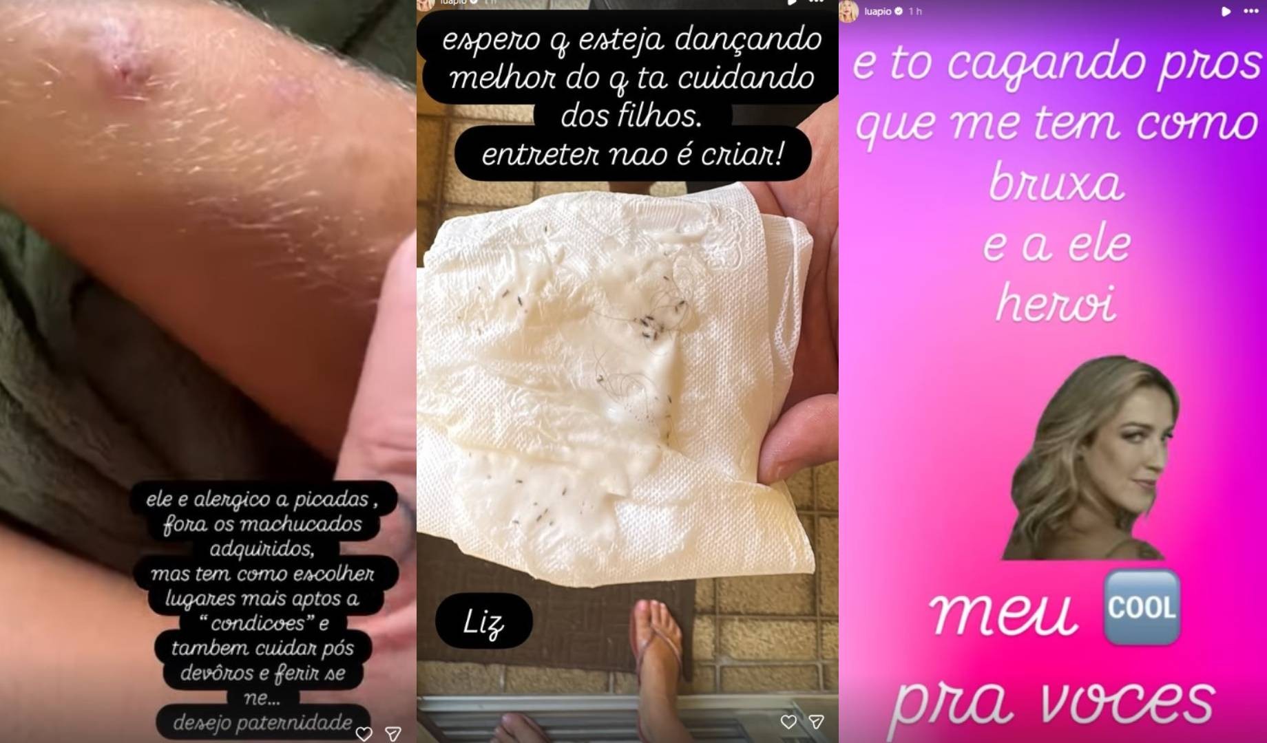 Luana Piovani detona Pedro Scooby após piolho em filha: "Entreter não é criar"