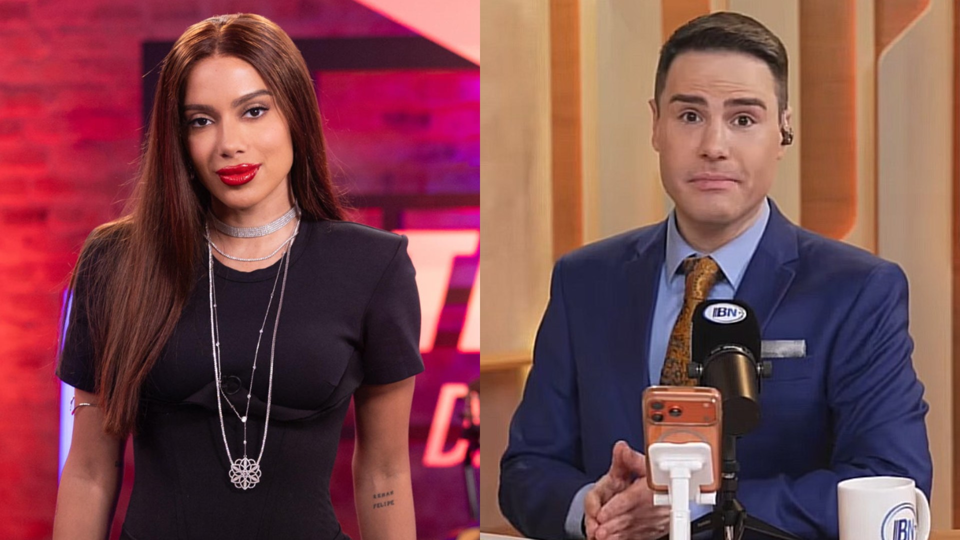 Anitta processa Luiz Bacci por falas sexuais após apoiar Lula