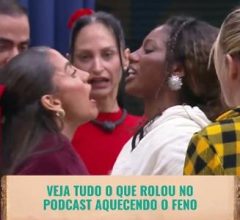 Tina e Cath cuspen uma na outra em briga fora de controle em A Fazenda 18
